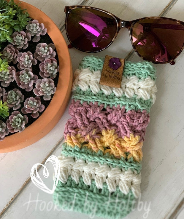 Michelle Bag Tote with mini bag crochet pattern