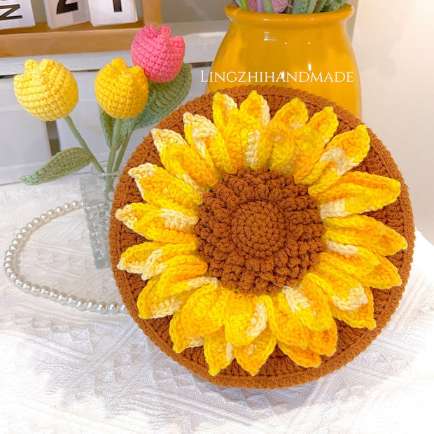 Crochet Sunflower Bag Pattern