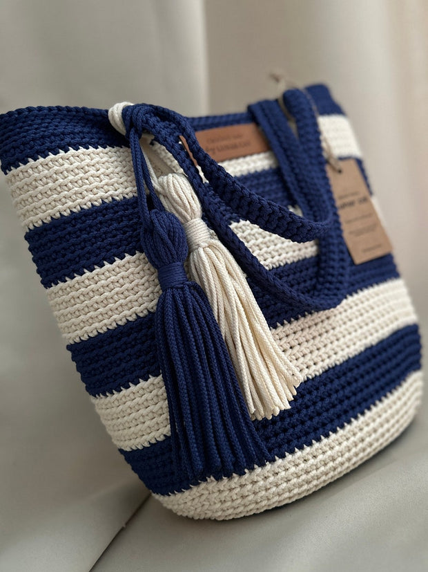 Hampton Style Crochet Tote Bag Pattern