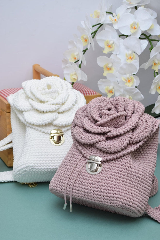 Flower Backpack PDF + Video tutorial