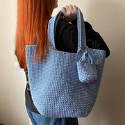 Tote Crochet Bag Pattern: Mini Keychain Bag