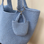 Tote Crochet Bag Pattern: Mini Keychain Bag