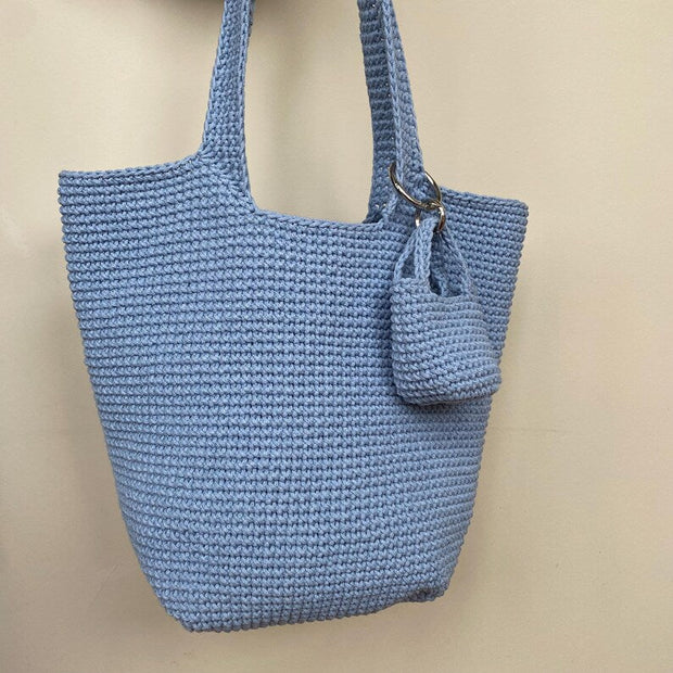 Tote Crochet Bag Pattern: Mini Keychain Bag