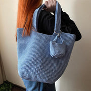 Tote Crochet Bag Pattern: Mini Keychain Bag