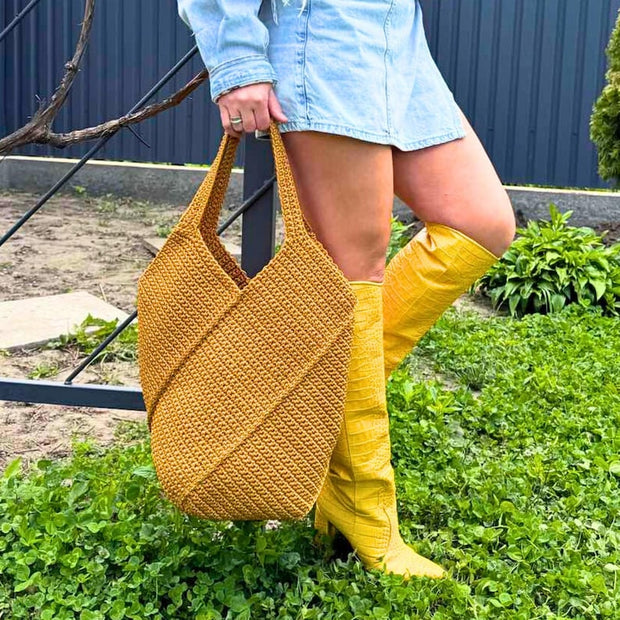 New Large Tote Bag Crochet Pattern