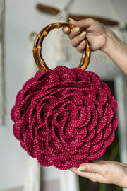 Rose bag with Circle pattern - Video Tutorial