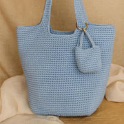 Tote Crochet Bag Pattern: Mini Keychain Bag
